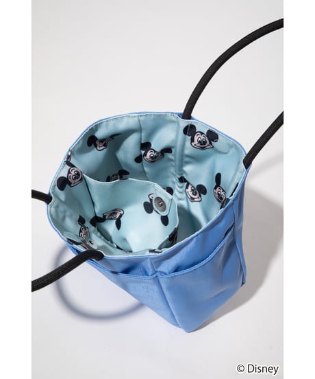 【撥水】Disney / REVERSIBLE TOTE BAG(S)(ミッキー)【WCJ-TD-013BLU-SAX01】