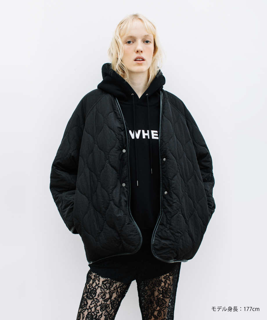 ひょうたんキルトリバーシブルジャケット【WCJ-JF-053WH-WH】 ひょうたんキルトリバーシブルジャケット【WCJ-JF-053WH-WH