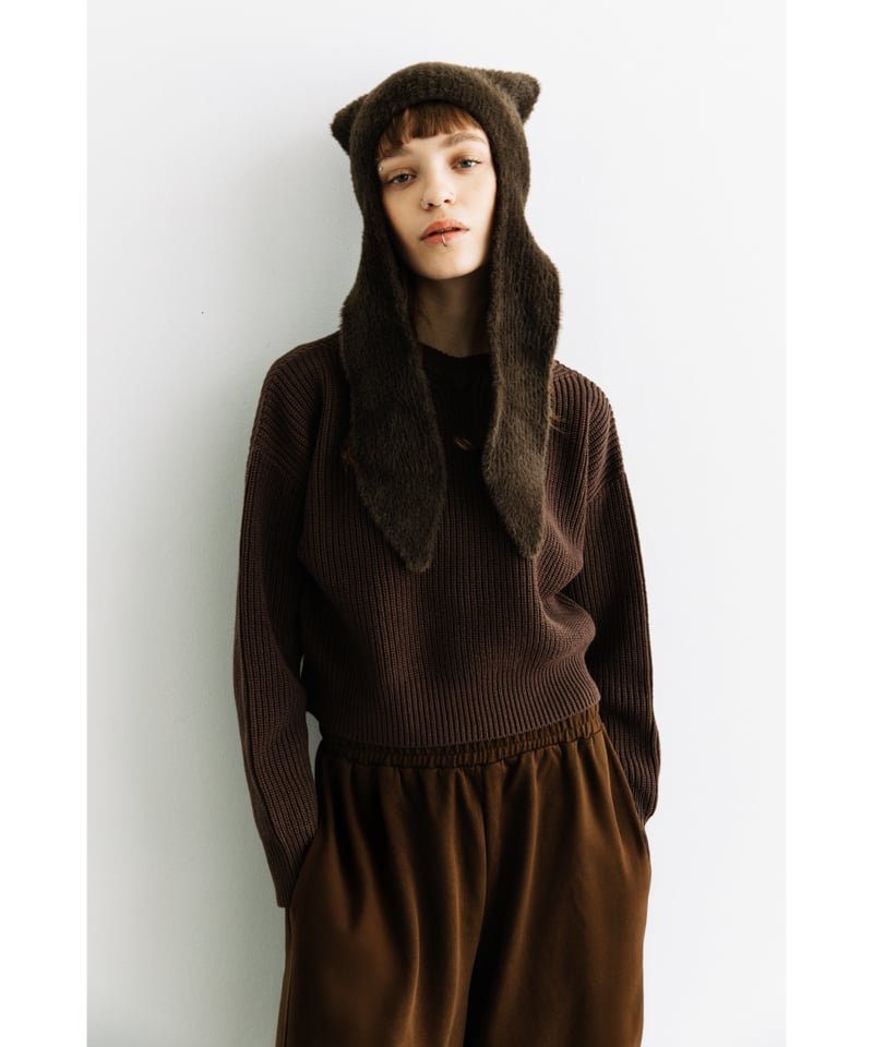 浅VネックニットTOPS【WCJ-MK-032BRN】 | WCJ OFFICIAL WEB