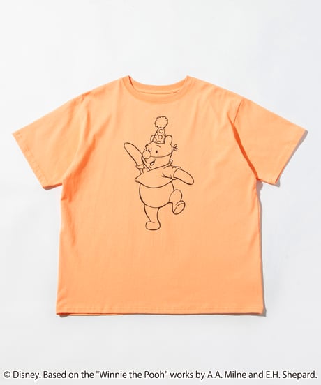 Disney / HAPPY BIRTHDAY TEE(くまのプーさん)【WCJ-TD-005ORE09】