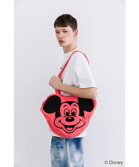 Disney / FACE DESIGN TOTE BAG(ミッキー)【WCJ-GC-055RED01】