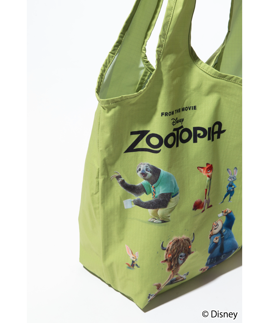 撥水】Disney / Zootopia 膨張エコバッグ【WCJ-TD-043GRN】 |