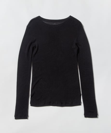 シアーニットTOPS【WCJ-MK-029BLK】