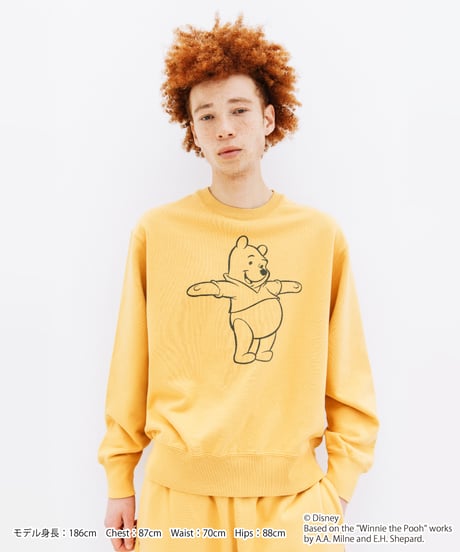 Disney / SWEAT TOP(プーさん)【WCJ-NA-049ORE09】