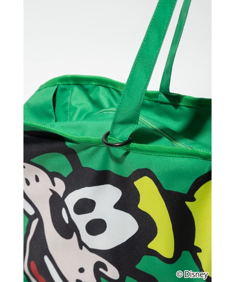 Disney / FACE DESIGN COLOR TOTE BAG(グーフィー)【WCJ-GC-059GRN06】