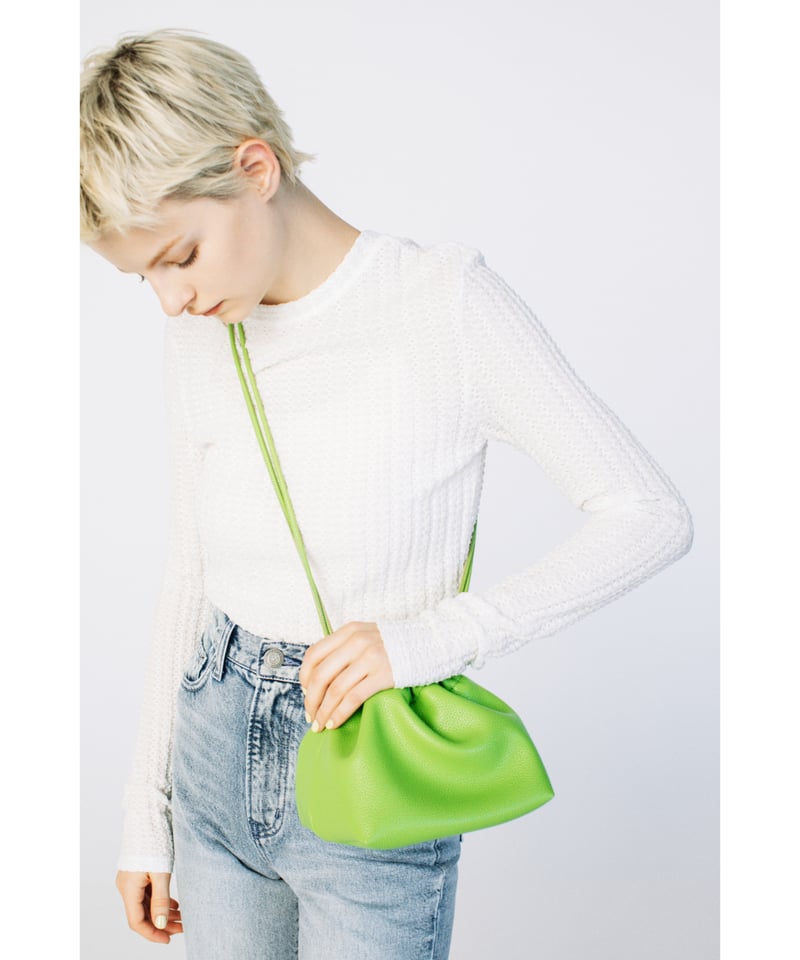 ソフトエコレザー巾着【WCJ-QU-097GR】 | WCJ OFFICIAL WEB STORE