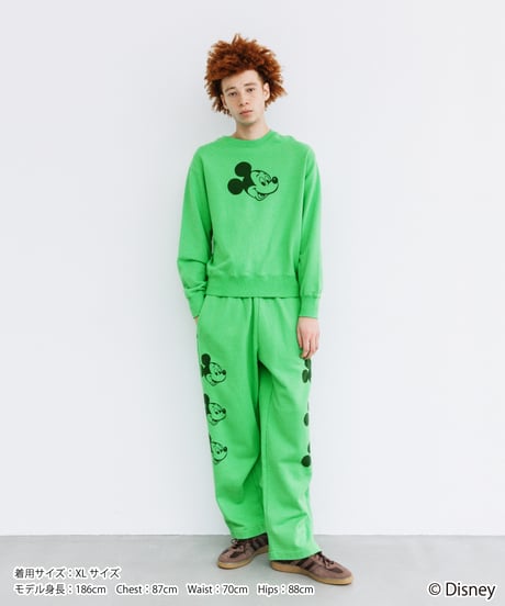 Disney / SWEAT PANTS(ミッキー)【WCJ-NA-022GR】