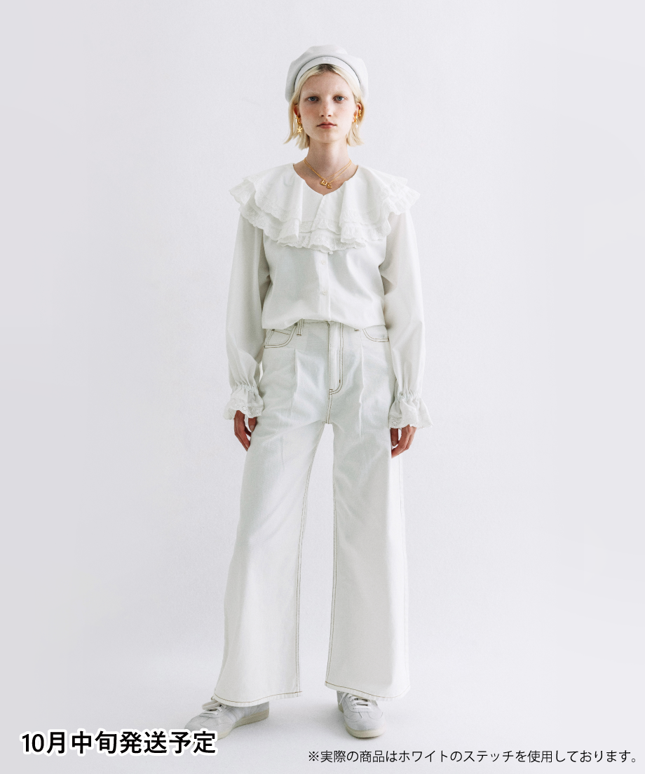 ソフトデニムパンツ【WCJ-TA-006WHT】※10月中旬発送予定 | WCJ