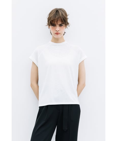 【速乾】【防シワ】フレンチスリーブTEE【WCJ-PP-057WHT】