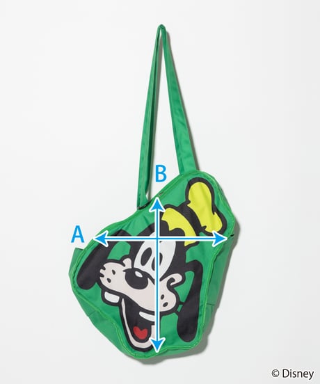 Disney / FACE DESIGN COLOR TOTE BAG(グーフィー)【WCJ-GC-059GRN06】