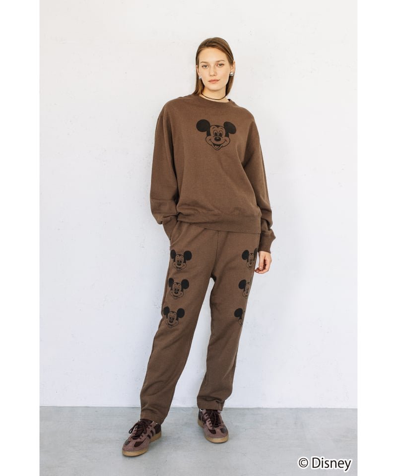 Disney / SWEAT PANTS(ミッキー)【WCJ-NA-050BRN01】 | W
