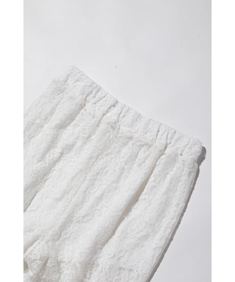 レースフレアパンツ【WCJ-PP-100WHT】