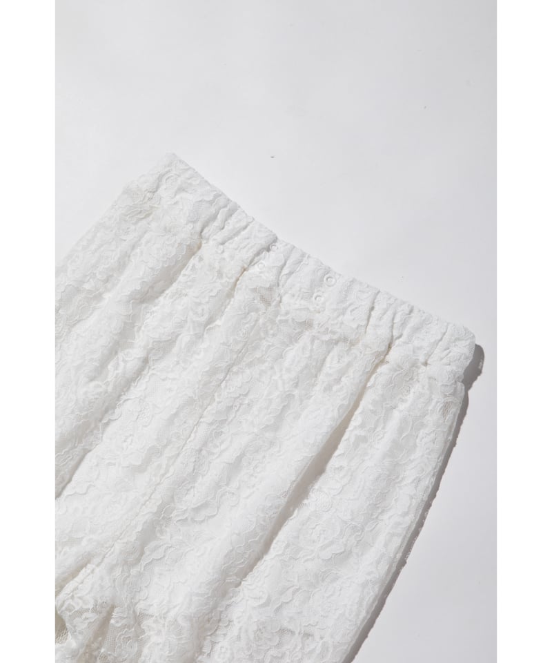 レースフレアパンツ【WCJ-PP-100WHT】 | WCJ OFFICIAL WEB STORE