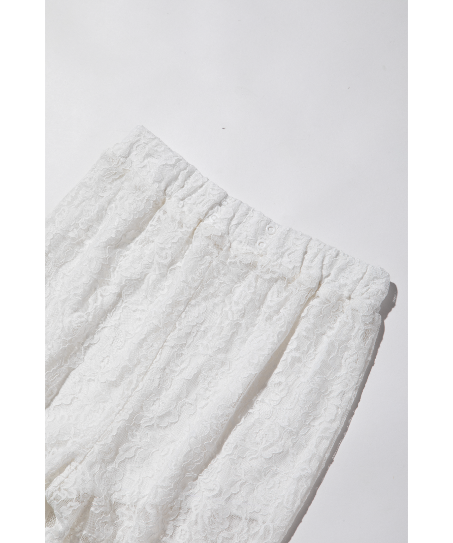 レースフレアパンツ【WCJ-PP-100WHT】 | WCJ OFFICIAL WEB STORE