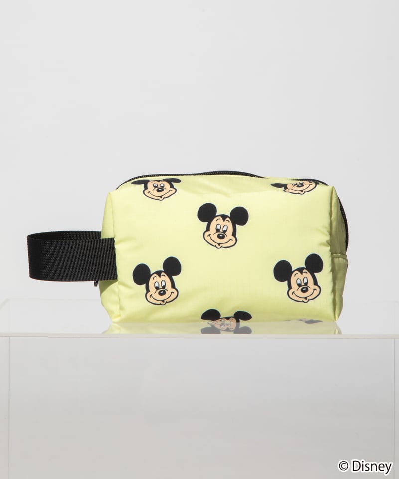 WCJ PVC トートバッグ　ブラウン　茶色　ミッキー　ポーチ　イエロー　セット Disney / POUCH【WCJ-TD-018YEL】 | WCJ OFFICIAL WE