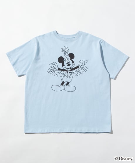 Disney / HAPPY BIRTHDAY TEE(ミッキー)【WCJ-TD-005BLU01】