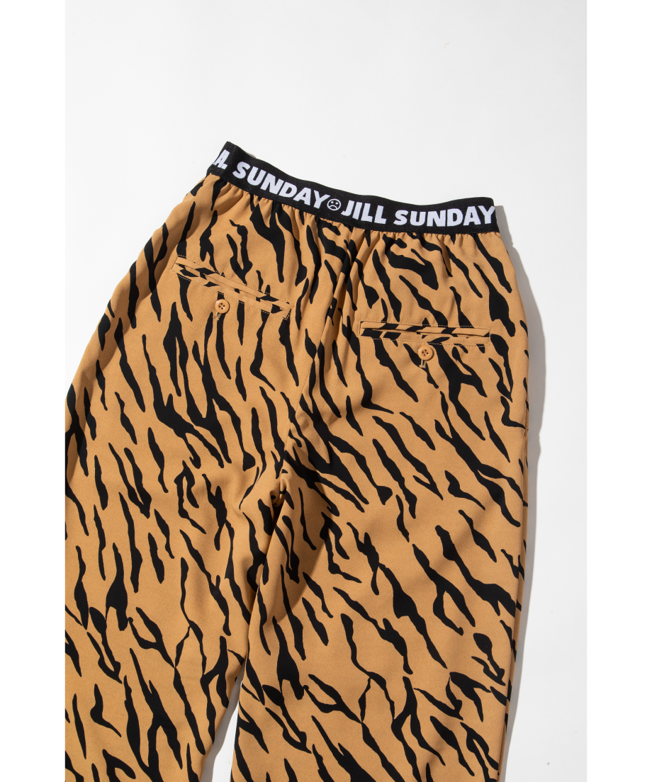 速乾】ゼブラ柄ジャガードゴムパンツ【WCJ-TC-140BEG】 | WCJ OFFICIA