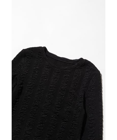 ジャガードTOPS【WCJ-PP-125BLK】