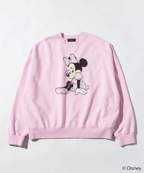 Disney / MINNIE SWEAT TOP【WCJ-TD-021PNK】
