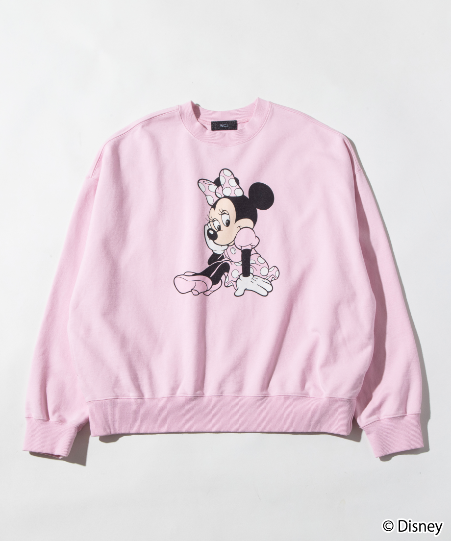【未使用新品】WCJ MINNIE SWEAT TOP アイボリー Disney / MINNIE SWEAT TOP【WCJ-TD-021PNK】 | WCJ