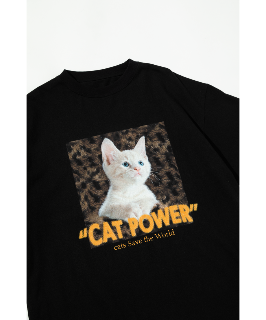 CAT POWER SS TEE【WCJ-LK-004BK1】 | WCJ OFFICIAL