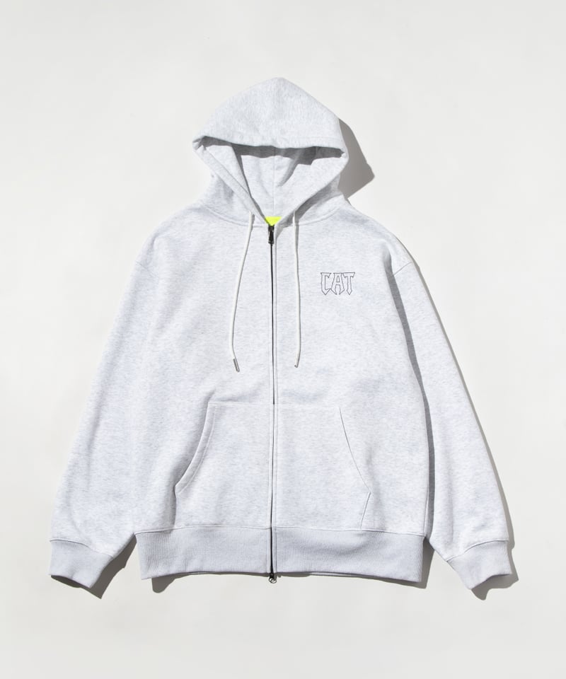 CAT OF THE WORLD ZIP UP HOODIE【WCJ-LK-021GRY】 |