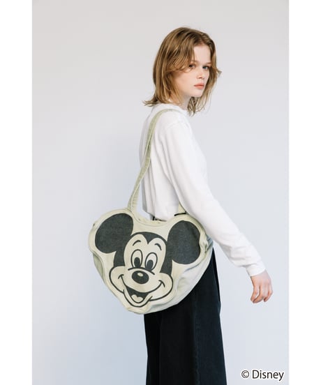 Disney / FACE DESIGN TOTE BAG(ミッキー)【WCJ-GC-055GRY01】
