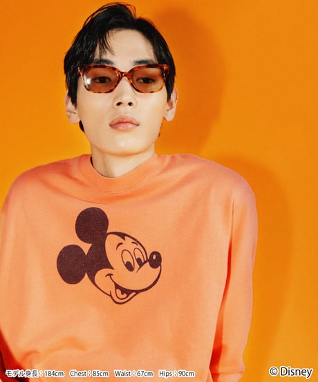 Disney / SWEAT TOP(ミッキー)【WCJ-NA-020OR】