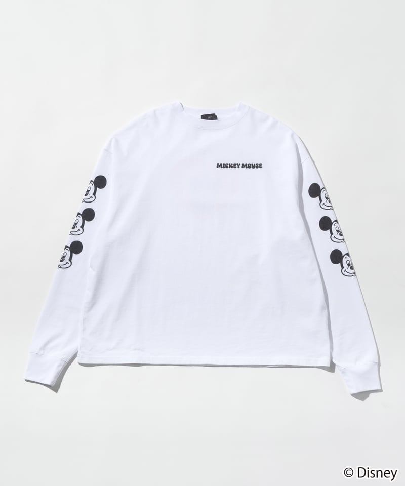 Disney / I LOVE LS TEE(ミッキー)【WCJ-TD-049WHT01】※1
