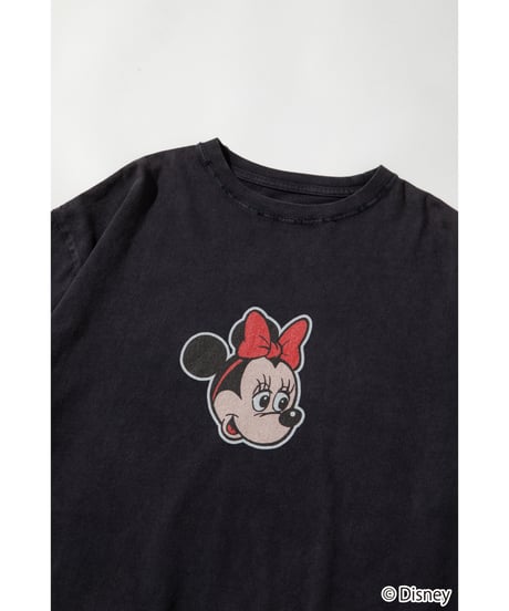 Disney / OVER DYE SS TEE（ミニー）【WCJ-GC-027BLK02】
