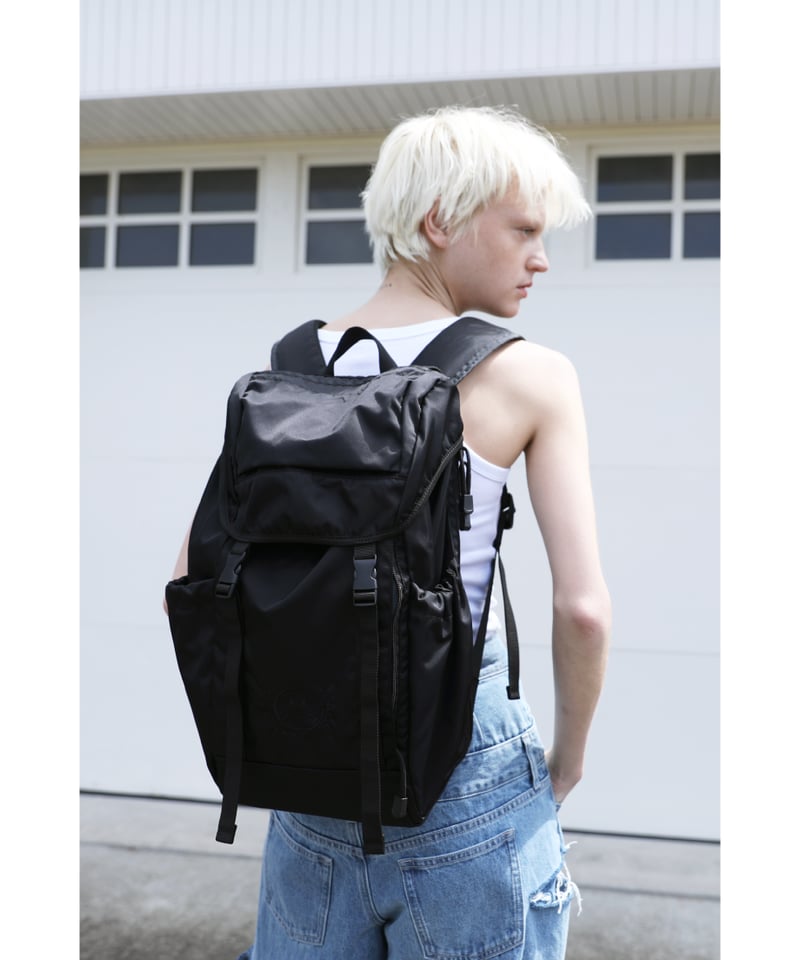 撥水】フラップバックパック【WCJ-MP-040BLK】※6月上旬発送予定 | WCJ 撥水】フラップバックパック【WCJ-MP-040BLK】※6月上旬発送予定 | WCJ