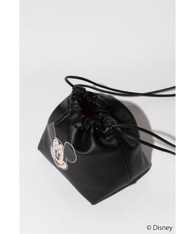 Disney / DRAWSTRING BAG(ミッキー)【WCJ-TD-052BLK01A】