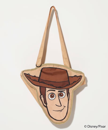 Disney&Pixar / TOY STORY / FACE DESIGN COLOR TOTE BAG(ウッディ)【WCJ-GC-061BEG21】※6月下旬発売予定