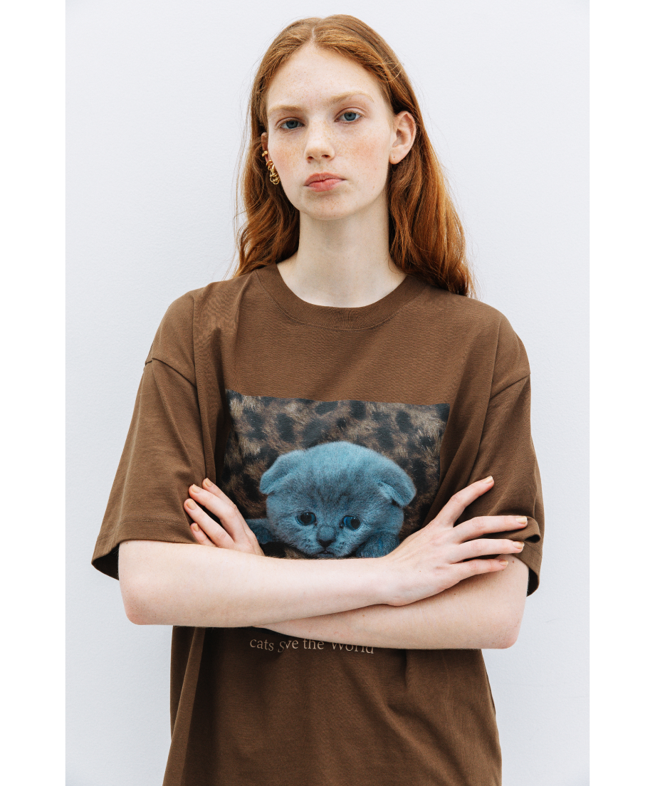 CAT POWER SS TEE【WCJ-LK-020BRN】 | WCJ OFFICIAL CAT POWER SS TEE【WCJ-LK-020BRN】 | WCJ OFFICIAL