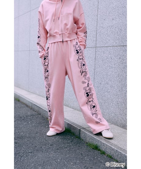 Disney / SWEAT PANTS(ミッキー&ミニー)【WCJ-TD-053PNK26】