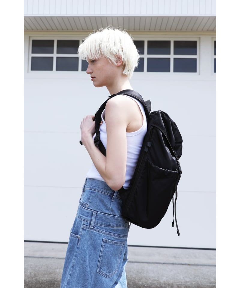 撥水】フラップバックパック【WCJ-MP-040BLK】※6月上旬発送予定 | WCJ