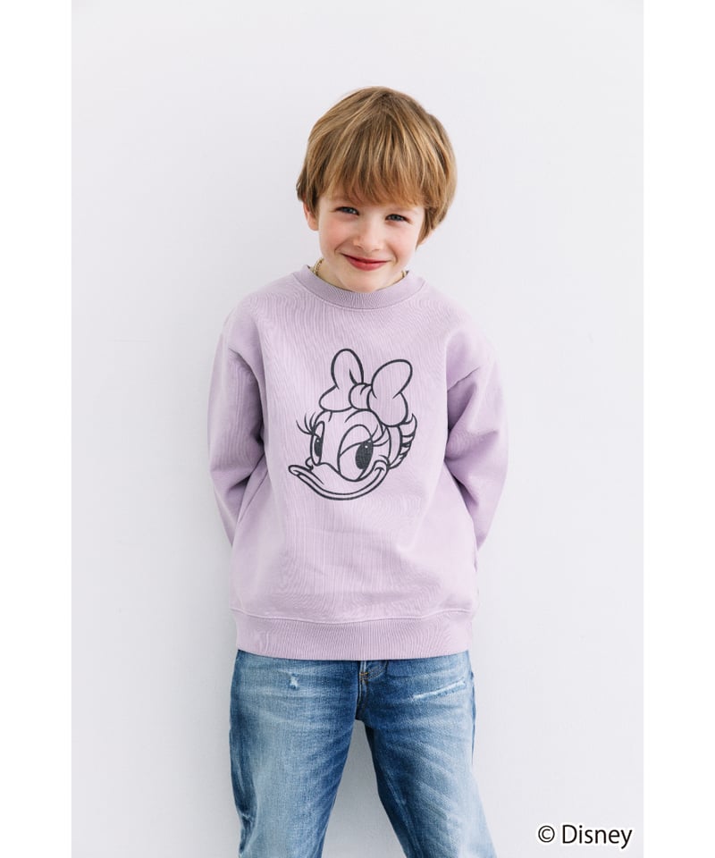 Disney / KIDS SWEAT TOP(デイジー)【WCJ-TD-002PUR04】