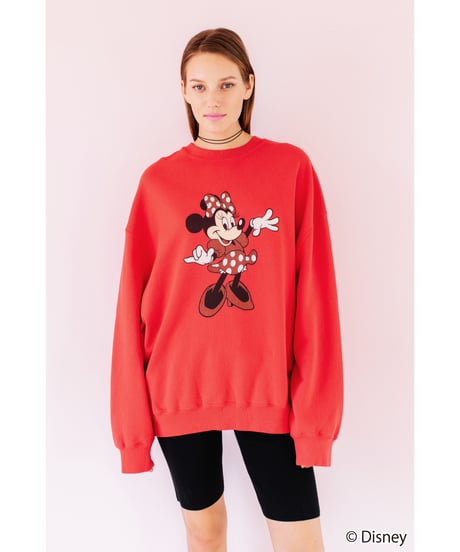 Disney / BIG SWEAT TOP(ミニー)【WCJ-NA-041RED02】