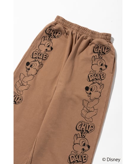 Disney / SWEAT PANTS(チップ＆デール)【WCJ-TD-053BRN08】※6月5日以降順次発送予定