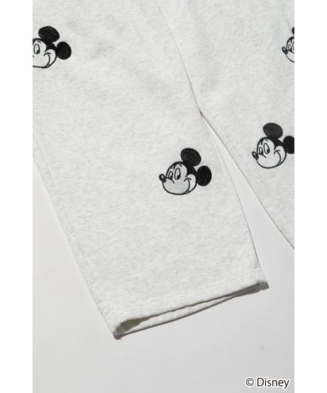 Disney / EMBROIDERY SWEAT PANTS(ミッキー)【WCJ-TD-045GRY01】