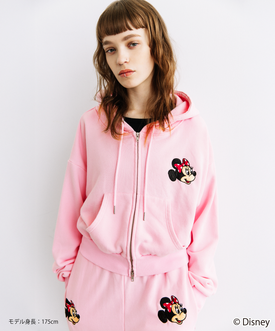 ⭐Disney【ミニー＆ミッキー2体】Hoodie⭐MORSTORM⭐【ピンク】 ⭐Disney【ミニー＆ミッキー2体】Hoodie⭐MORSTORM⭐【ピンク