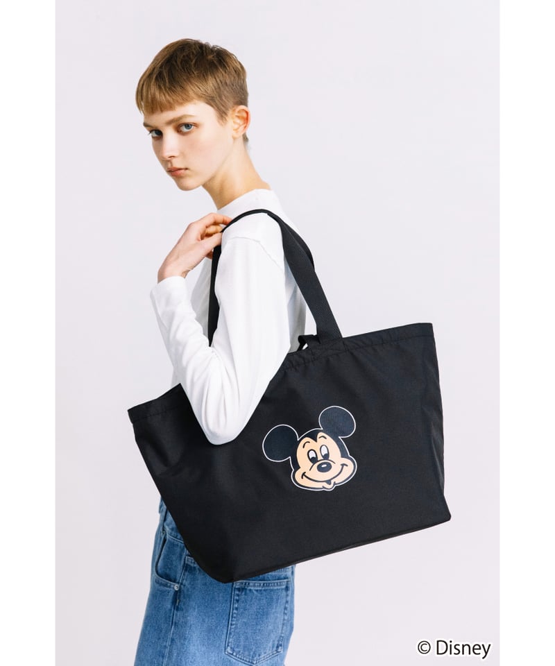 撥水】Disney / TOTE BAG(ミッキー)【WCJ-TD-007BLK01】 |