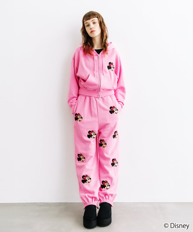 Disney / EMBROIDERY SWEAT PANTS(ミニー)【WCJ-TD-045