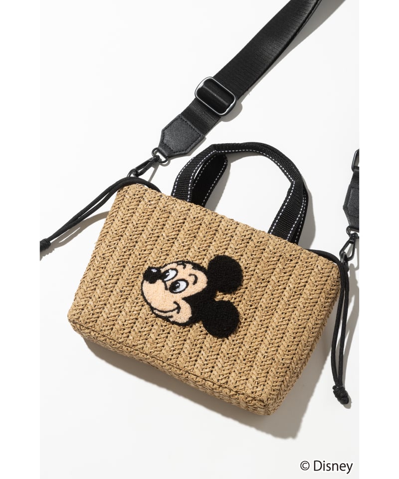Disney / カゴバッグ【WCJ-KI-004BEG】 ※8月6日以降順次発送予定 | W