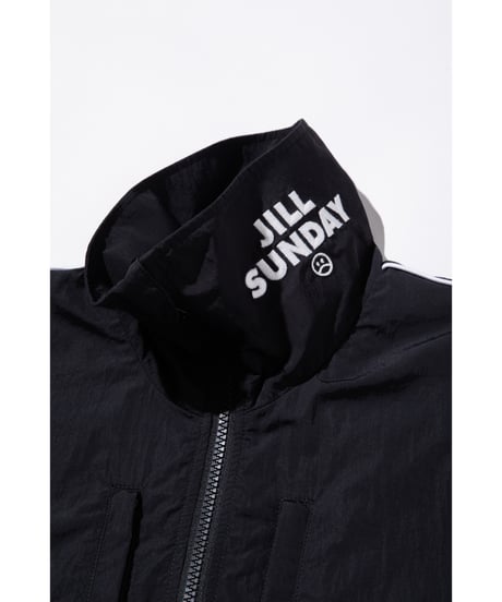 【撥水】トラックジャケット【WCJ-AB-087BLK】