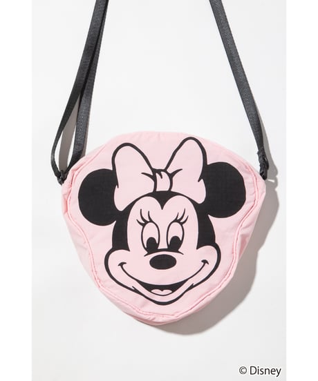 Disney / FACE DESIGN SHOULDER BAG（S）(ミニー)【WCJ-GC-057PNK02】