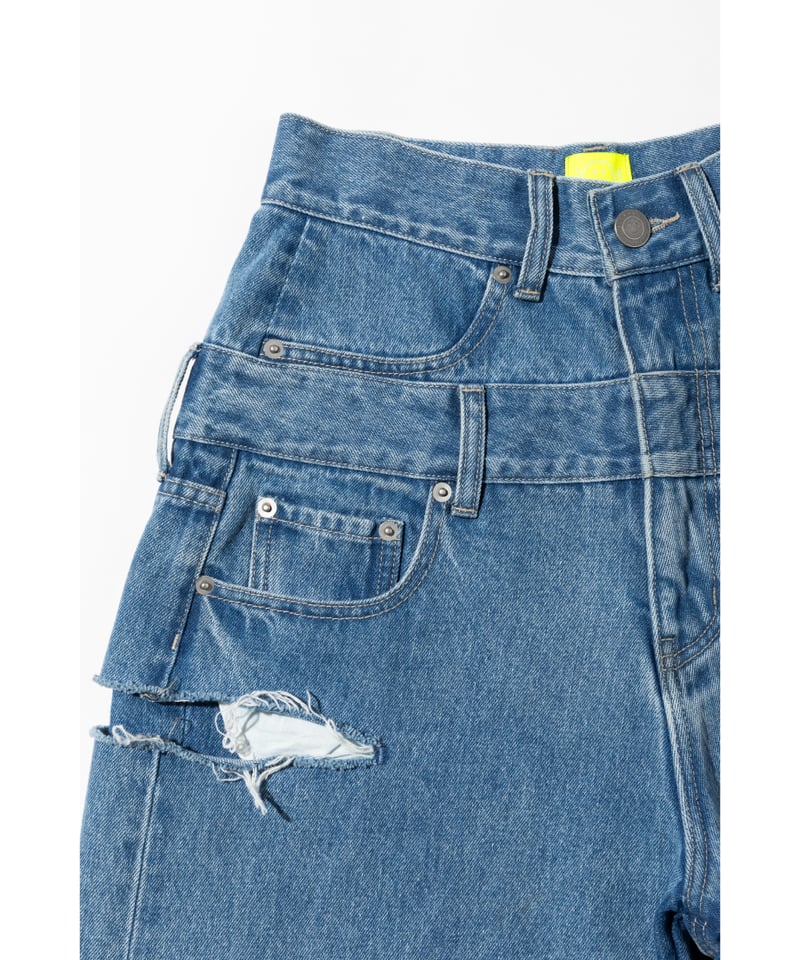 レイヤードデニムパンツ【WCJ-GM-026BLU】 | WCJ OFFICIAL WEB S