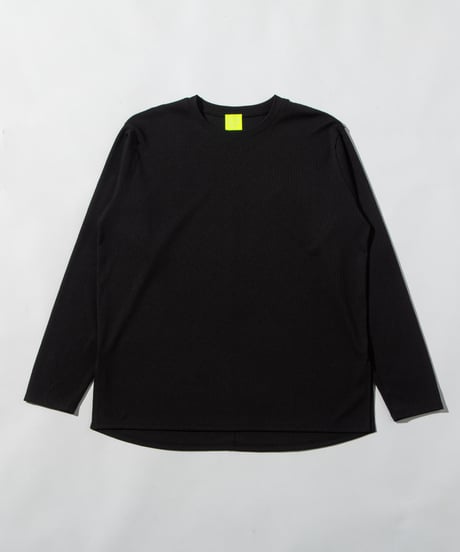 【速乾】【防シワ】オーバーサイズアウトシームカットソー【WCJ-PP-122BLK】