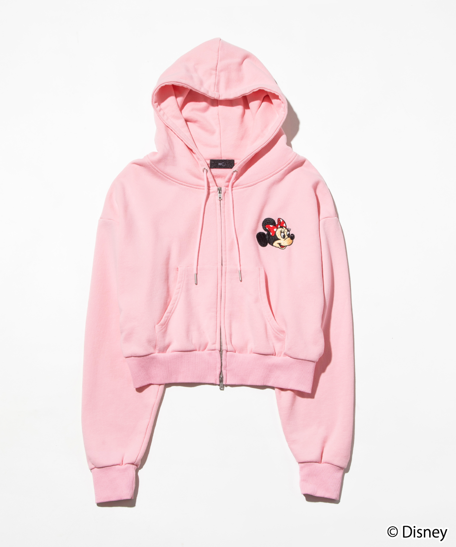 Disney / EMBROIDERY ZIP HOODIE(ミニー)【WCJ-TD-044L