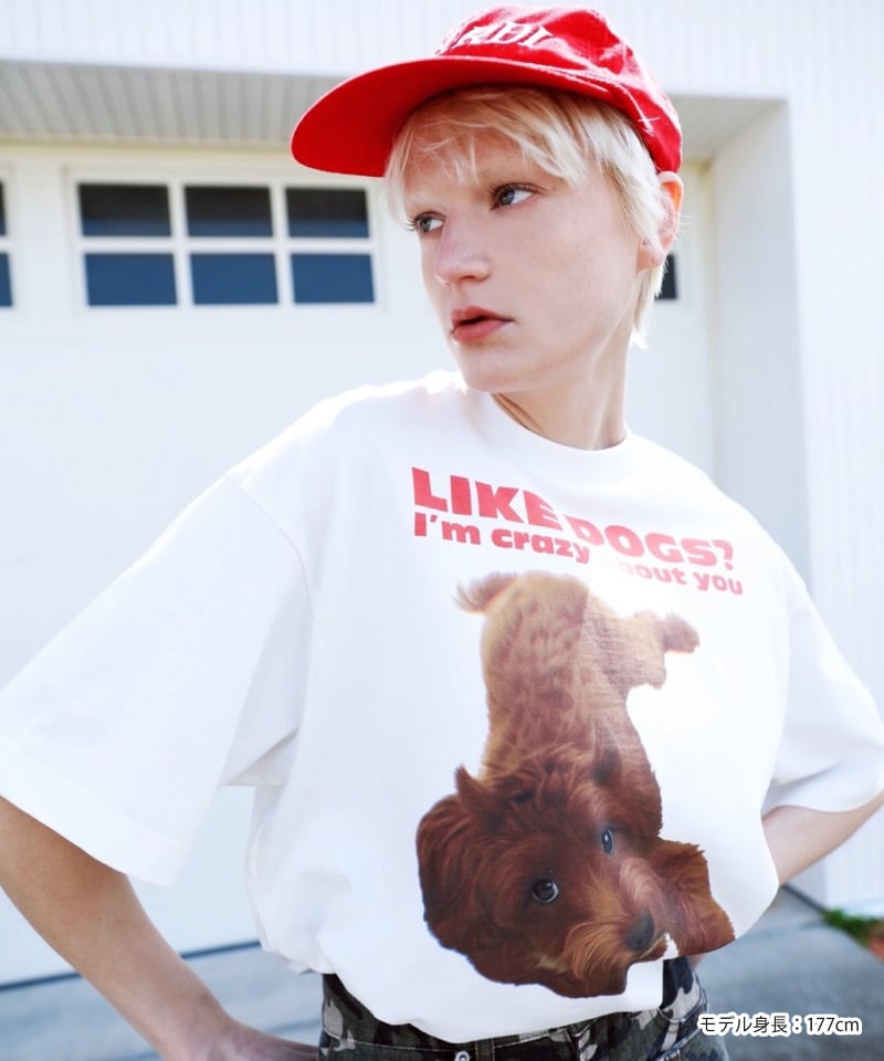DOG TEE【WCJ-LK-031WHT】 | WCJ OFFICIAL WEB STORE